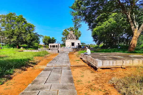 Entrance to the Rameshwara Temple Narasamangala Karnataka