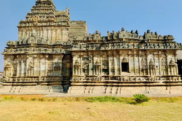 11th century Brahma Jinalaya temple, Lakkundi, Karnataka India - 11