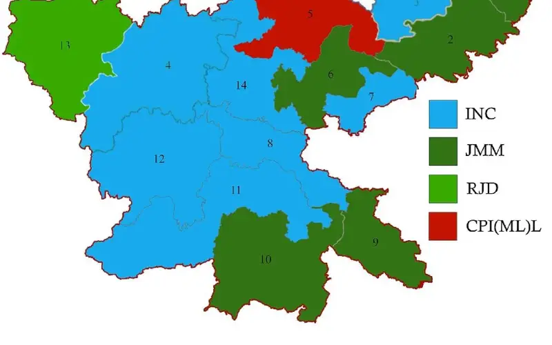 Jharkhand INDIA Seat Sharing 2024 Election