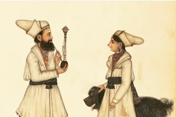 "Guddees of Hills" – Painting from 19th century Punjab 42