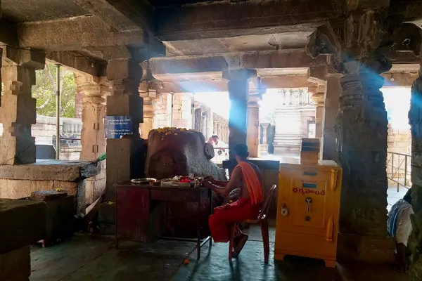 15th century Yaganti Umamahesvara temple, Andhra Pradesh India - 117