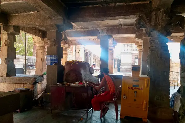 15th century Yaganti Umamahesvara temple, Andhra Pradesh India - 117