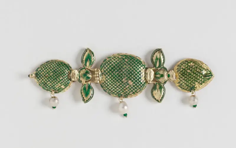 Turban Ornament (sarpatti) LACMA AC1995.16.2 (2 of 2)