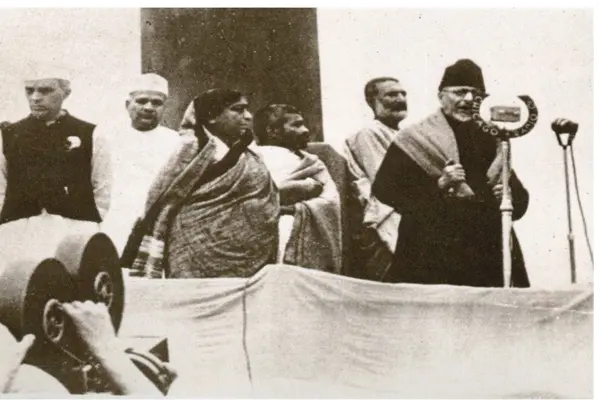 Nehru bajaj sarojini khan azad1940a