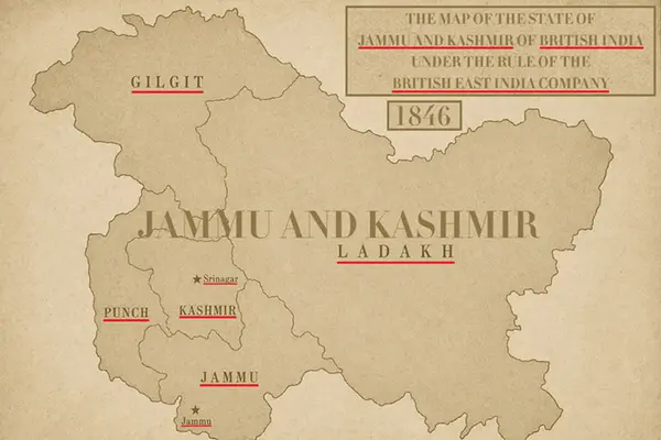 Jammu and Kashmir in 1846
