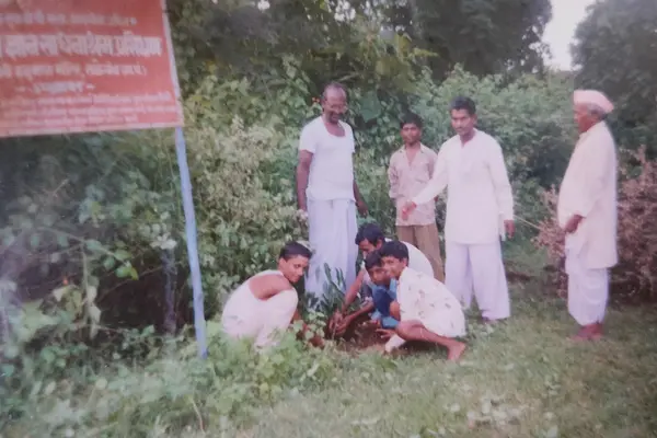 Tree Plantation at Manav Vikas Dnyansadhna Asharam, Taleagon ( S.P), Wardha, Maharashtra
