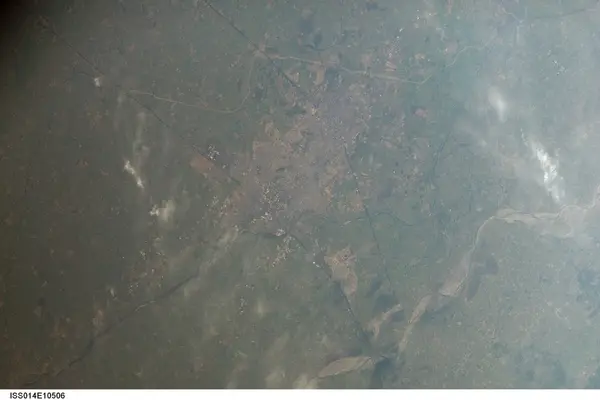 ISS014-E-10506 - View of India